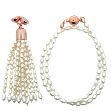 TASSEL CONVERSION - CREAM PEARL - (tassel must be purchased on the same invoice) Maria Nicola