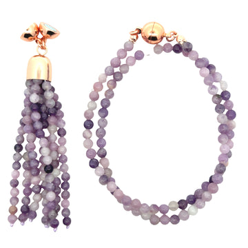 TASSEL CONVERSION - LEPIDOLITE - (tassel must be purchased on the same invoice) Maria Nicola
