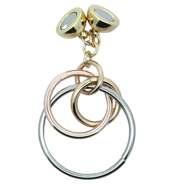 Pendant - Tri-Metal Concentric Circle Maria Nicola