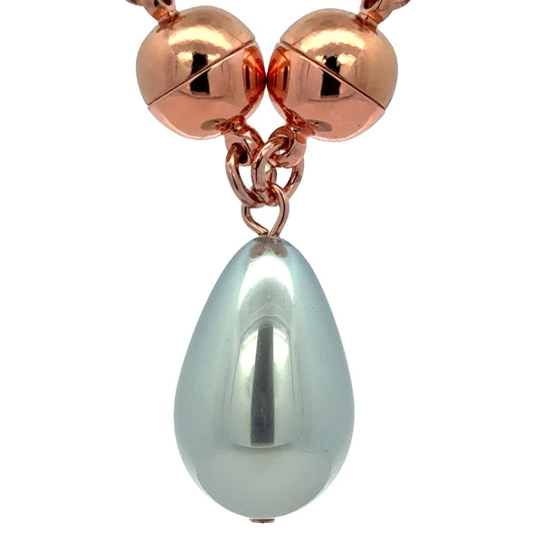 Pendant - TEARDROP - Silvery Grey Pendant