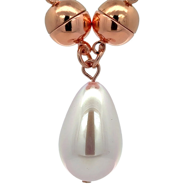 PENDANT - TEARDROP - Pink Opalescence Pendant