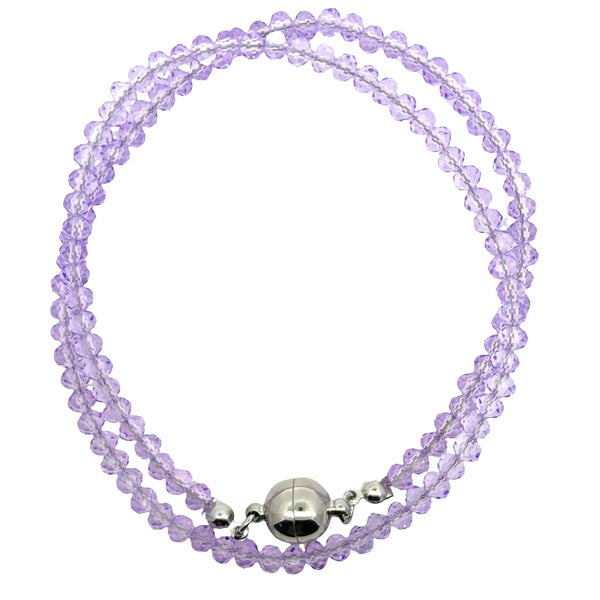 BESPOKE Tassel -  Lilac Tassel with Conversion and Attached Pave Pendant Maria Nicola