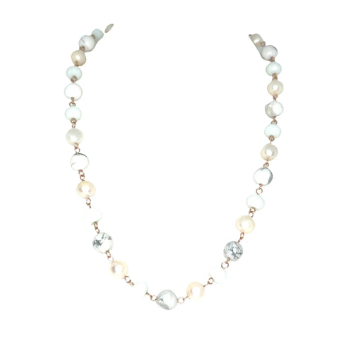 LONGER Link Necklace - White