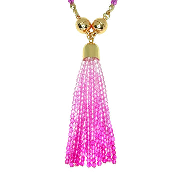 TASSEL PENDANT - OMBRE - PINK FUCHSIA Maria Nicola