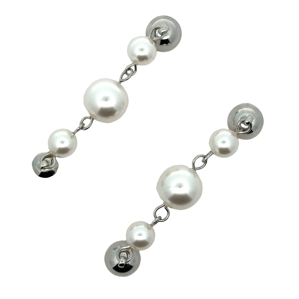 Mini Connectors - Graduating Shell Pearl - CREAM PEARL Maria Nicola