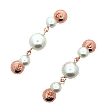 Mini Connectors - Graduating Shell Pearl - CREAM PEARL Maria Nicola