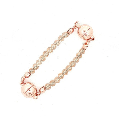 Mini Connectors - Champagne Crystal