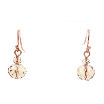 Short Earrings - Champagne Crystal Maria Nicola