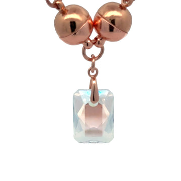 Pendant - Baby Rectangle - ICE Shimmer Austrian Crystal