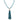 Tassel -  Shell Pearl - STEEL BLUE Maria Nicola