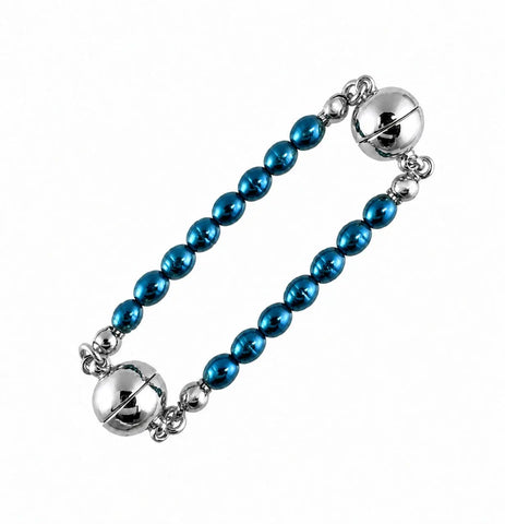 Mini Connectors - Shell Pearl - STEEL BLUE