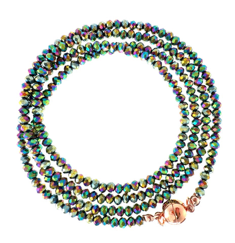 Long Strand Necklace - Harlequin Crystal