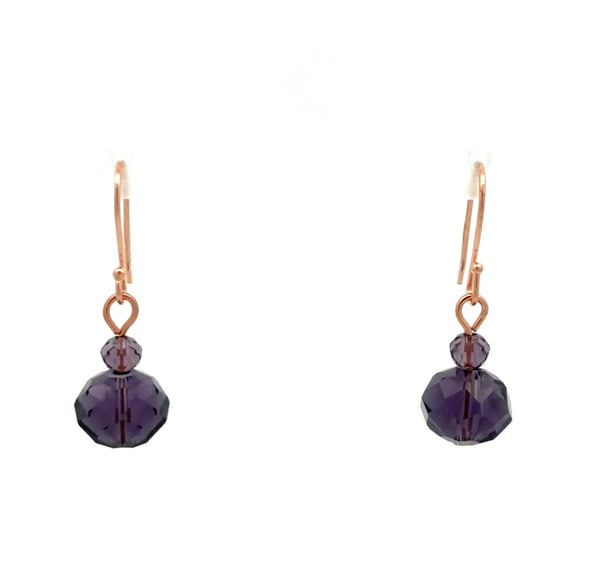Short Earrings - GRAPE Crystal Maria Nicola