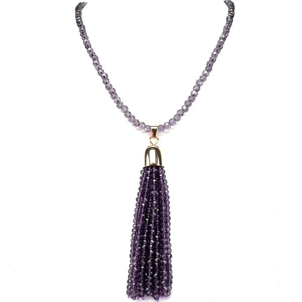 Tassel - GRAPE Crystal Seriously Romantic