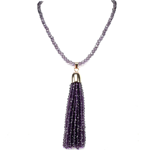 Tassel - GRAPE Crystal