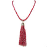 Tassel - Raspberry Crystal Seriously Romantic