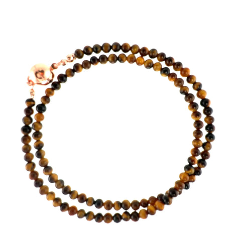 Medium Strand Necklace - Tiger Eye