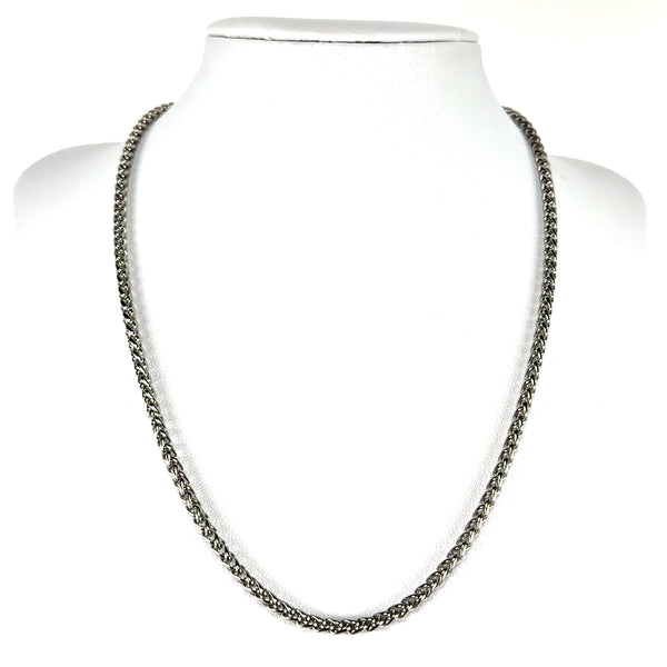 Single Strand Necklace 45cm - WHEAT CHAIN