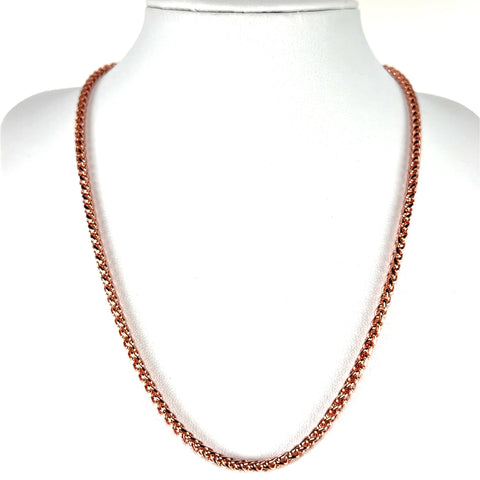SHORT WHEAT CHAIN -Single Strand Necklace 45cm