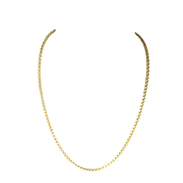 Single Strand Necklace 45cm - WHEAT CHAIN