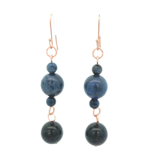 Long Earrings - Sodalite