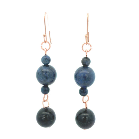 Long Earrings - Sodalite