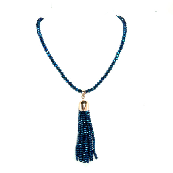 Tassel - Sapphire Crystal Seriously Romantic