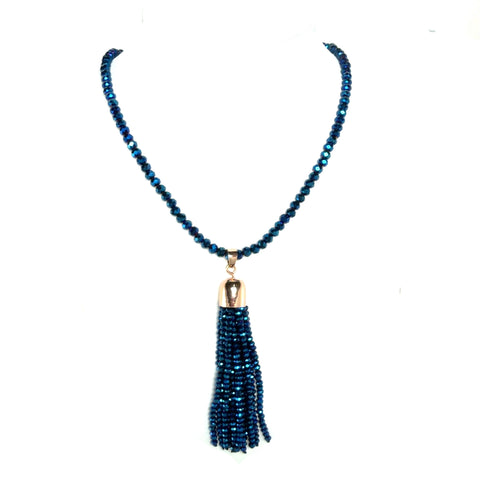 Tassel - Sapphire Crystal