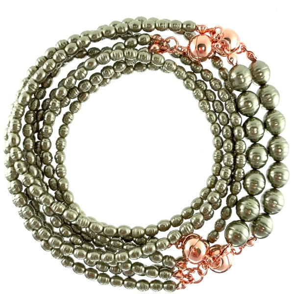 10 Way Necklace - Shell Pearl - OLIVE Seriously Romantic