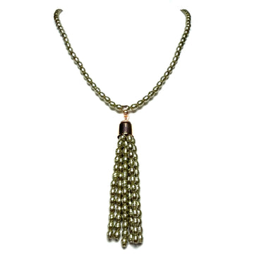 Tassel -  Shell Pearl - OLIVE Maria Nicola