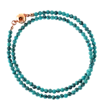 Medium Strand Necklace - Turquoise HOWLITE
