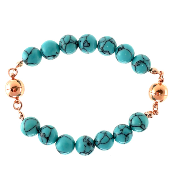 10 Way Necklace - Turquoise HOWLITE Seriously Romantic