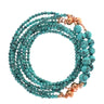 10 Way Necklace - Turquoise HOWLITE Seriously Romantic