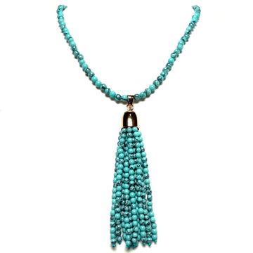 Tassel -  Turquoise HOWLITE Seriously Romantic
