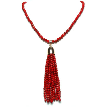 Tassel -  RED Howlite Seriously Romantic