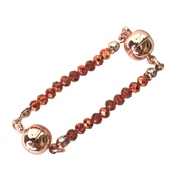 Mini Connectors - Orange Copper Crystal Seriously Romantic