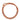 Medium Strand Necklace - Orange Copper  Crystal Seriously Romantic