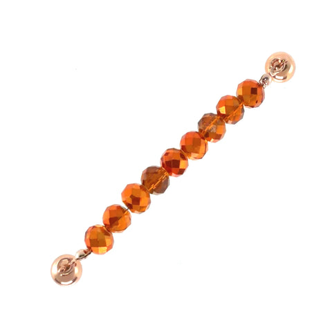 Connector - Orange Copper Crystal