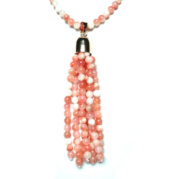 Tassel - Pink Agate Seriously Romantic