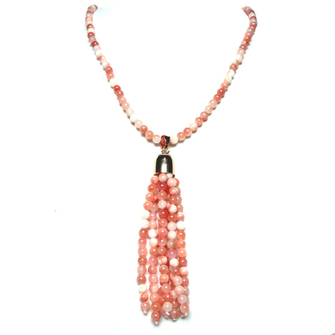 Tassel - Pink Agate