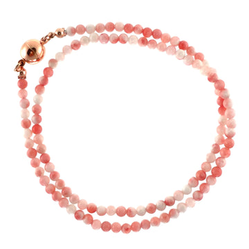 Medium Strand Necklace - Pink Agate Seriously Romantic