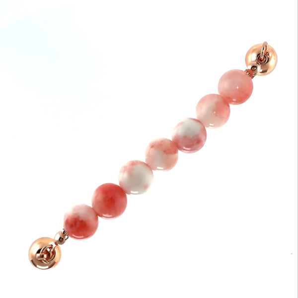 Connector - Pink Agate Seriously Romantic