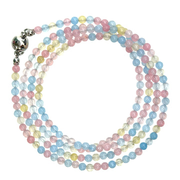Long Strand Necklace - Morganite Seriously Romantic
