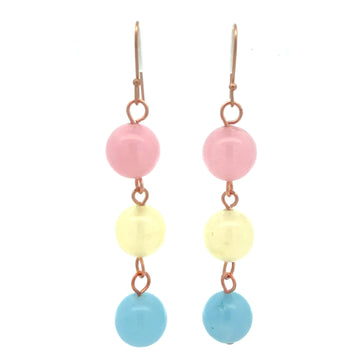 Long Earrings - Morganite - 20% OFF! Maria Nicola