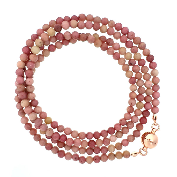 Long Strand Necklace - Rhodochrosite Maria Nicola