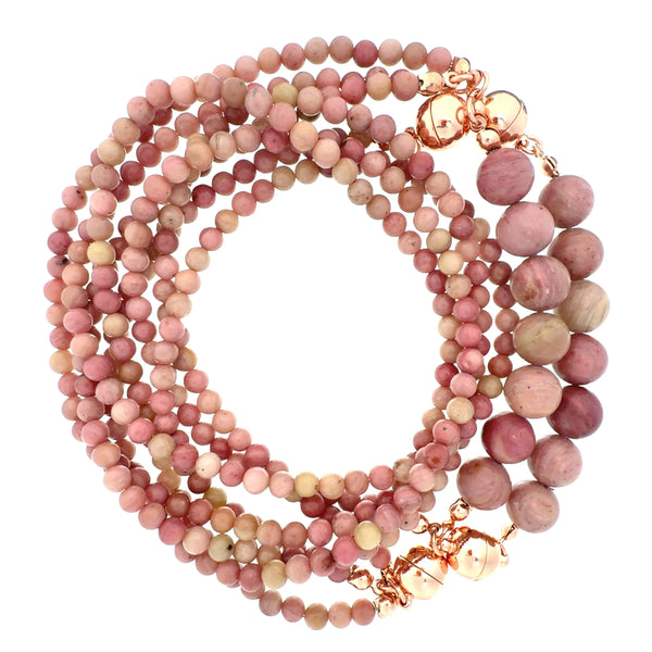 10 Way Necklace - Rhodochrosite Maria Nicola