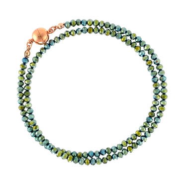 Medium Strand Necklace - Sea Green Crystal Seriously Romantic