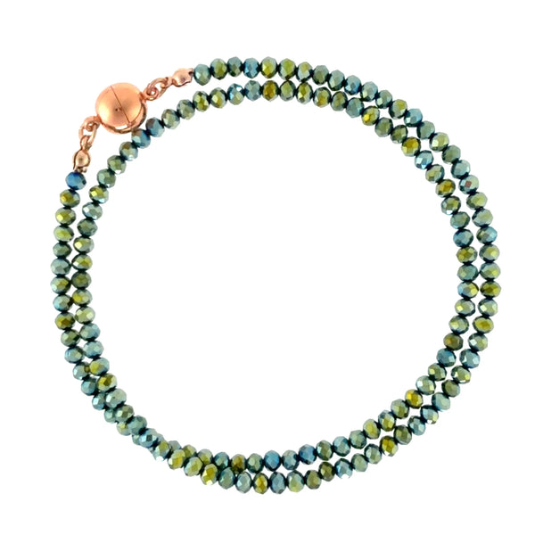 Medium Strand Necklace - Sea Green Crystal Seriously Romantic