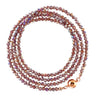 Long Strand Necklace - Plum Crystal Seriously Romantic