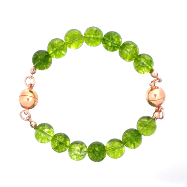 10 Way Necklace - Cracked Peridot Seriously Romantic